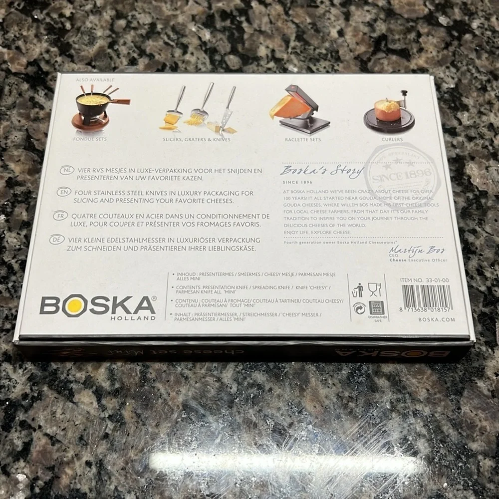 Boska Holland mini Cheese set NWT